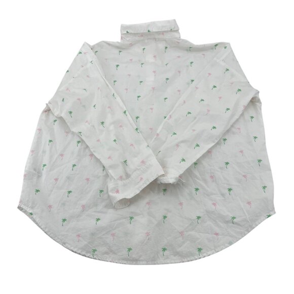 VICTORIA'S SECRET PINK Button Down Collared Boyfriend Shirt Casual 80’s size Med - Picture 6 of 6